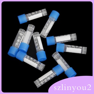 [szlinyou2] หลอดทดลอง แบบใส (1.8 มล.) สําหรับห้องปฏิบัติการ 10 ชิ้น