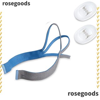 Rosegoods1 สายรัด CPAP นิ่ม สายรัดหมอนรองจมูก ปรับได้ ยืดหยุ่น สําหรับ ResMed Airfit