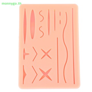 Monnygo ชุดอุปกรณ์แผ่นเย็บผ่าตัด สําหรับฝึกบาดแผล