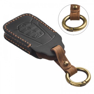 ⚡NEW 8⚡Elegant Leather Key Holder for ISUZU MU X MUX MU X D MAX 4Button Black