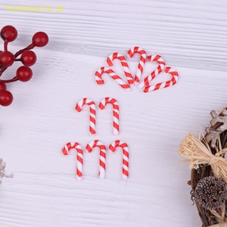 Timehee โมเดลซานตาคลอสจําลอง ขนาดเล็ก 1:12 สําหรับตกแต่งบ้านตุ๊กตา 10 ชิ้น