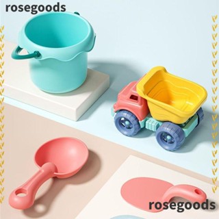 Rosegoods1 ถังทรายพลาสติก อเนกประสงค์ แบบพกพา พับได้ เหมาะกับชายหาด ของเล่นสําหรับเด็ก