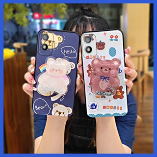 Anti-knock Kickstand Phone Case For Itel A18/Tecno POP6C Cute glisten Anti-dust Silicone Soft Case Waterproof drift sand