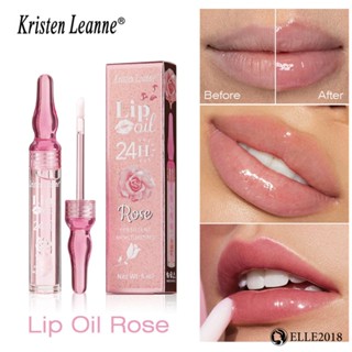 KRISTEN LEANNE Rose Petal Moisturizing Lip Honey Lip Oil 【elle20181_th】