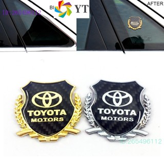 สติกเกอร์โลโก้ คาร์บอนไฟเบอร์ สําหรับ Toyota CAMRY RAV4 CROSS VIOS CAMRY R 1 ชิ้น