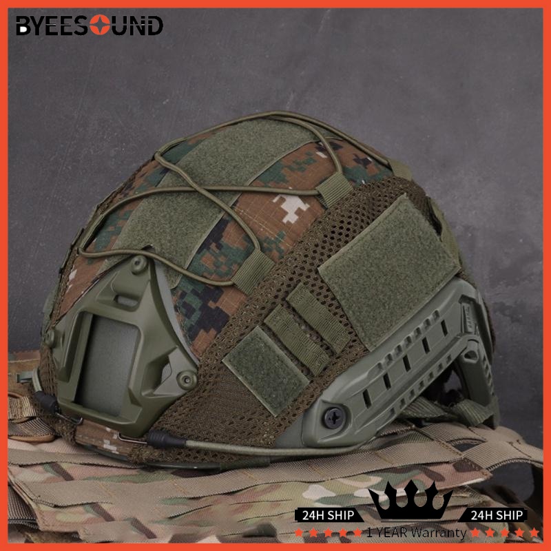 ฝาครอบหมวกกันน็อคยุทธวิธี รวดเร็ว สําหรับหมวกกันน็อค Fast MH PJ BJ หมวกกันน็อค Airsoft ล่าสัตว์ เพนท์บอล กองทัพ หมวกกันน็อค เสาแต่งตัว ทหาร อุปกรณ์เสริม