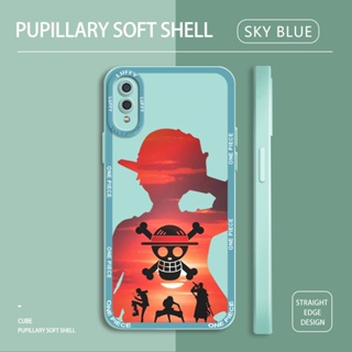 เคสโทรศัพท์ซิลิโคน TPU แบบนิ่ม ลายการ์ตูนลูฟี่ กันกระแทก สําหรับ Samsung Galaxy A01 A11 M11 A31 A51 A71