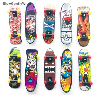 Blowgentlywind ฟิงเกอร์บอร์ด สกูตเตอร์ สเก็ตบอร์ด พลาสติก ขนาดเล็ก 1 ชิ้น BGW