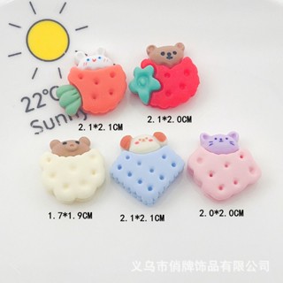 [2 #] Jibbitz Crocs แบบใหม่ กิ๊บติดผม รูปกระต่าย หมีน้อย แมว แครอท สตรอเบอร์รี่ น่ารัก DIY อุปกรณ์เสริม สําหรับรองเท้า เรซิ่น QP