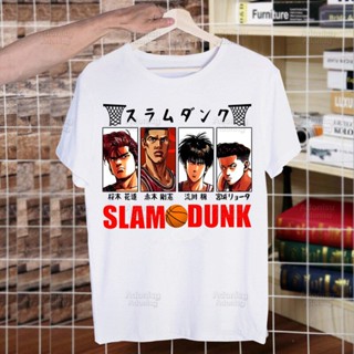 เสื้อยืด พิมพ์ลายอนิเมะ The First Slam Dunk Harajuku แฟชั่นสําหรับผู้ชาย