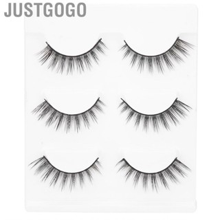 Justgogo 3 Pairs  Makeup Reusable Natural Thickening