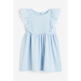 H&amp;M  Girl Broderie anglaise frill-trimmed dress 1178532_1