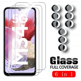 SamsungM34 Glass 6To2 For Samsung Galaxy M34 5G Tempered Glass Camera Film Samsang M 34 34M M346B 6.5 Premium Screen Protector