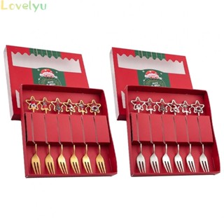 ⭐24H SHIPING ⭐Stylish Christmas Spoon Set with Assorted Festive Pendants for Special Occasions