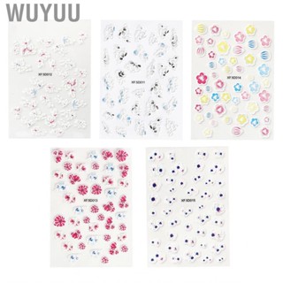 Wuyuu 5 Sheets Diy Nail Art Decoration  Polish Kids Or Salon