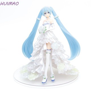 Huimao Miku Hatsune โมเดลฟิกเกอร์ PVC รูปการ์ตูนแอกชันน่ารัก สําหรับตกแต่งชุดแต่งงาน