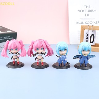 [cxSZDOLL] โมเดลฟิกเกอร์ That Time I Got Reincarnated As A Slime Rimuru Tempest Milim Nava ของเล่นสําหรับเด็ก 4 ชิ้น ต่อชุด