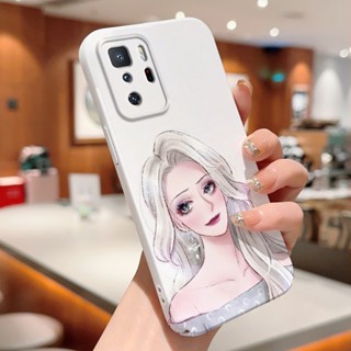 เคสโทรศัพท์มือถือแบบแข็ง กันรอยกล้อง ลายเจ้าหญิงสวยงาม สําหรับ Xiaomi Poco M3 Pro M5 X4 GT Redmi K30 K40 Pro Note 9T 10 11 11s