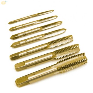 【VARSTR】Hand Tapping Tools M3-M12 Machine Metric Thread 7pcs Durable Hand Tools