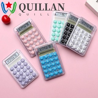 Quillan เครื่องคิดเลขคณิตศาสตร์ แบบพกพา อเนกประสงค์ พร้อมหน้าจอ LCD อุปกรณ์เสริม สําหรับสํานักงาน