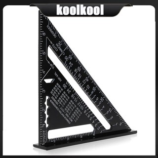 Kool 7 ระบบ อลูมิเนียมอัลลอยด์ สีดํา วัดหลังคา สําหรับสามเหลี่ยม