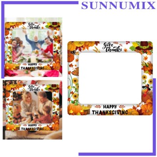 [Sunnimix] กรอบรูปเซลฟี่ PVC แบบเป่าลม สร้างสรรค์ DIY สําหรับตกแต่งปาร์ตี้ วันขอบคุณพระเจ้า วันขอบคุณพระเจ้า ครอบครัว งานรื่นเริง