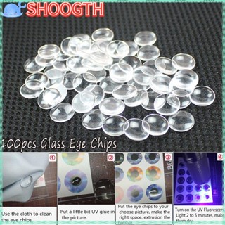 Shoogth ชิปตาแก้ว ขนาด 14 มม. DIY ของเล่นสําหรับเด็ก 100 ชิ้น