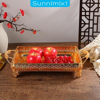 [Sunnimix1] ถาดโลหะ น้ําหนักเบา สําหรับใส่กาแฟ ขนมหวาน เค้ก พร็อพถ่ายรูป ในห้องน้ํา บาร์