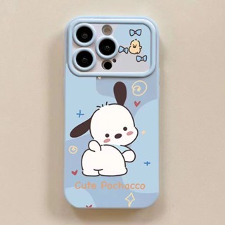 เคสโทรศัพท์มือถือ ซิลิโคนนุ่ม ลายสุนัข สําหรับ Iphone 14promax 13pro 12 11 7p WXIW