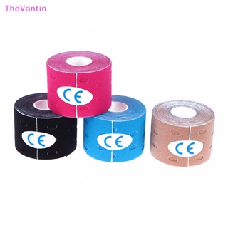 Thevantin เทปกาวยืดหยุ่น ระบายอากาศ ป้องกันอาการปวดเข่า ขนาด 5 ซม. สําหรับเล่นกีฬา ยิม