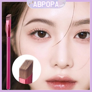 Abpopa Beauty ABpopa หัวเหลี่ยม พร้อมรากใส แปรงเขียนคิ้ว และแปรงไรผม อเนกประสงค์ และรวดเร็ว แต่งหน้า