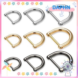 Daphs หัวเข็มขัด รูปตัว D ถอดออกได้ อุปกรณ์เสริม สําหรับสายคล้องกระเป๋า DIY