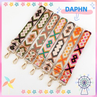 Daphs 130 ซม. Jacquard กระเป๋าสายคล้องกระเป๋าอุปกรณ์เสริมกว้างปักกระเป๋าเข็มขัด