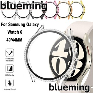 Blueming2 ฝาครอบป้องกันหน้าจอ 40 44 มม. PC และตัวป้องกันหน้าจอ สําหรับสมาร์ทวอทช์ Galaxy Watch 6 40 มม. 44 มม.