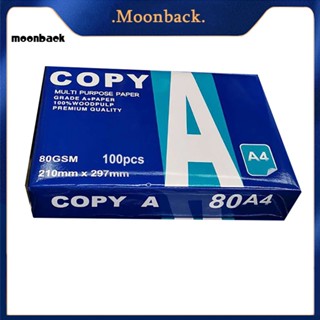 &lt;moonback&gt; กระดาษคัดลอก ขนาด A4 อเนกประสงค์ สําหรับเครื่องพิมพ์ศิลปะ 100 ชิ้น