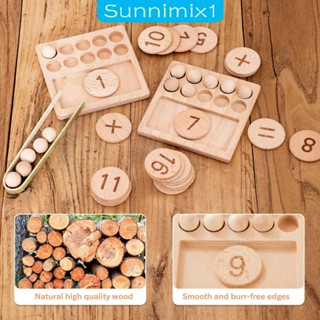 [Sunnimix1] เกมกระดานคณิตศาสตร์ เพื่อการเรียนรู้ สําหรับเด็ก 3 4 5 6 ปี