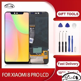 หน้าจอสัมผัส Lcd ดิจิไทเซอร์ พร้อมกรอบกลาง สําหรับ Xiaomi Redmi 8A Redmi 8 ส่งฟรี