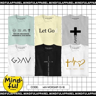 MINIMAL WORSHIP GRAPHIC TEES PRINTS | MINDFUL APPAREL T-SHIRTS_02