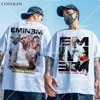 Eminem graphic tee unisex street wear casual fashion white tee_03