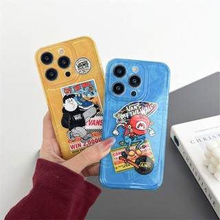 เคสซิลิโคน สำหรับ ไอโฟน iPhone 14 Pro Max iPhone 13 Pro Max iPhone 12 Pro Max iPhone 11 Cartoon Big G &amp; มาริโอ้ค่ะ Mario Soft Silicone Case