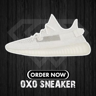 Originals Yee ZY Boost 350 V2 bone white ice cream 2.0 (ของแท้ คุณภาพ 100%) hq6316 รองเท้า สําหรับผู้หญิง ผู้ชาย RXRQ