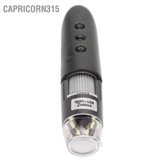 Capricorn315 กล้องจุลทรรศน์ดิจิทัลไร้สาย 1000X มือถือ 2Mp Wifi Usb พร้อมไฟ Led 8 ดวง สําหรับแท็บเล็ต Pc