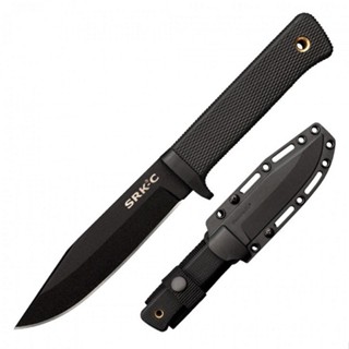 มีดพก มีดใบตาย Cold Steel SRK Compact Survival Rescue Knife Fixed Black SK-5 Blade (49LCKD)