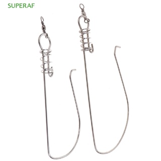 Superaf 14/18 ซม. ล็อคปลา แบบพกพา สเตนเลส เข็มขัด อุปกรณ์ตกปลาสด ขายดี