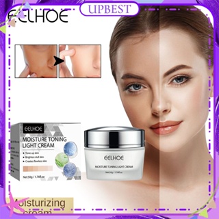 ♕Eelhoe Moisturizing Whitening Face Cream Anti Aging ลบริ้วรอย Fade Fine Lines Brighteing Moisturizing Flawless Facial Skin Face Care 50G UPBEST