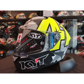 หมวกกันน็อค KYT คาร์บอน / KYT NX RACE ESPARGARO 2019 CARBON MATT GREY