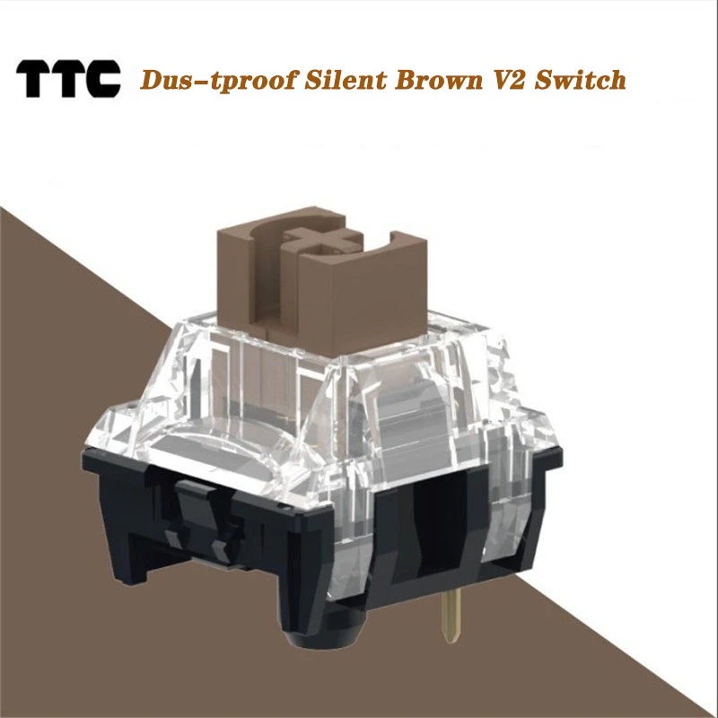 Ttc สวิตช์คีย์บอร์ด V2 V3 เสียงเงียบ เสียงเงียบ สีน้ําตาล สีขาว แดง 36 ชิ้น