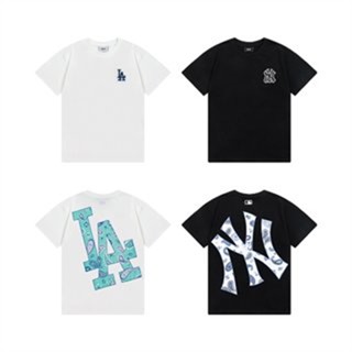เสื้อยืดแขนสั้น ผ้าฝ้าย ปักลายด้านหน้า และด้านหลัง เข้ากับทุกการแต่งกาย สไตล์สปอร์ต แฟชั่นสําหรับผู้ชาย และผู้หญิง