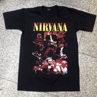 NR146 เสื้อยืดวงร็อค NIRVANA เนวานา เสื้อวง เสื้อยืดเนวานา เสื้อวินเทจ