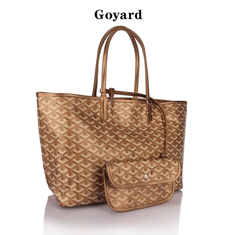 Goyard Goyard ใหม่ กระเป๋าหิ้ว กระเป๋าตะกร้าผัก PVC และหนัง PU ขนาดใหญ่ ใส่ฟันสุนัข กระเป๋าถือ กระเป๋าช้อปปิ้ง สําหรับแม่ และเด็ก